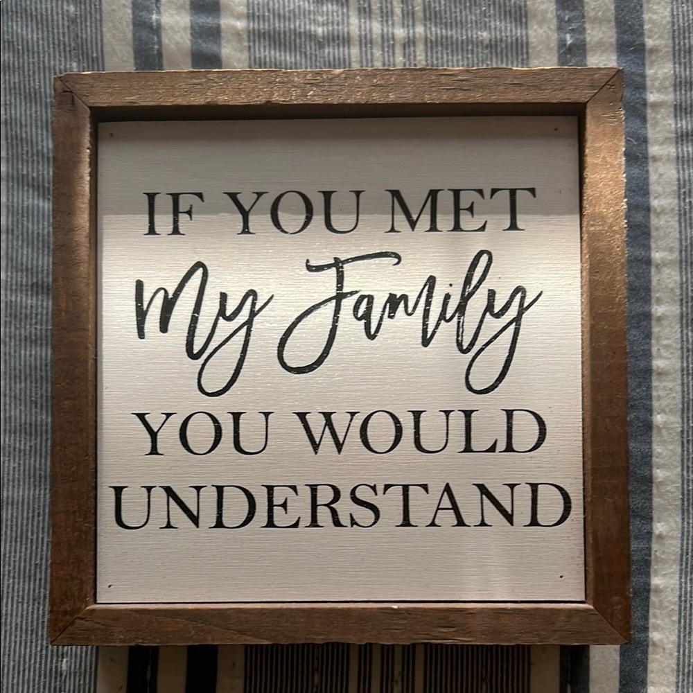 Family 4x4 Wooden Frame